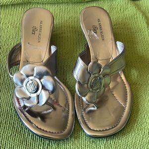 Anne Klein Women's Silver Sandals